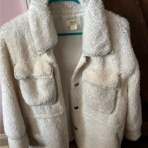 White Anthropologie jacket in size large